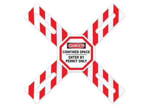 Confined Space Barriers | www.signslabelsandtags.com