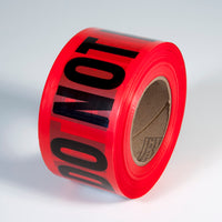 RADNOR 3" X 1000' Red 1.5 mil Polyethylene PrimeGuard® Barricade Tape "DANGER" | RAD64055722