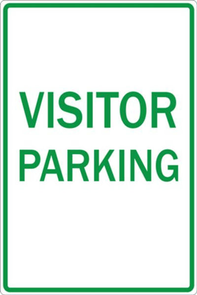 Visitor Parking - Available in Different Materials - Eco Parking Signs
