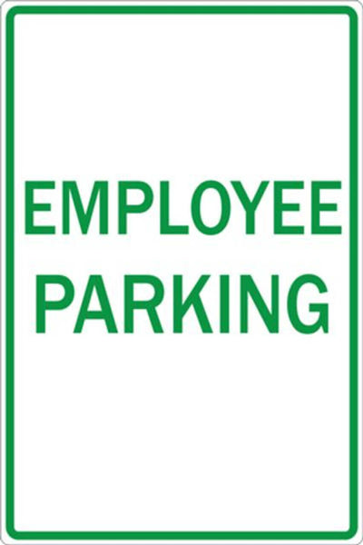 Employee Parking - Available in Different Materials - Eco Parking Signs