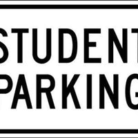 Student Parking - Available in Different Materials - Eco Parking Signs