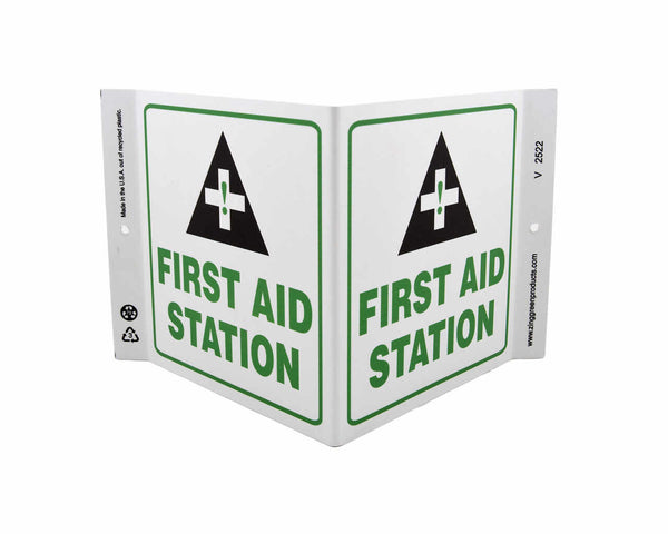 First Aid Station - Eco Safety V Sign | 2522