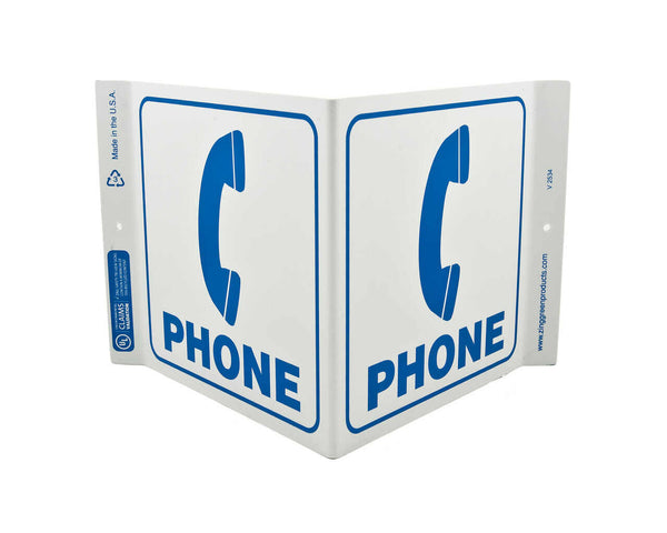 Phone With Graphic - Eco Safety V Sign | 2534
