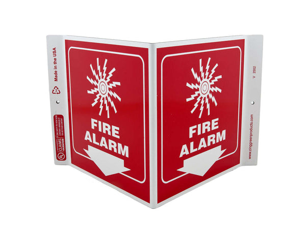 Fire Alarm - Eco Safety V Sign | 2552