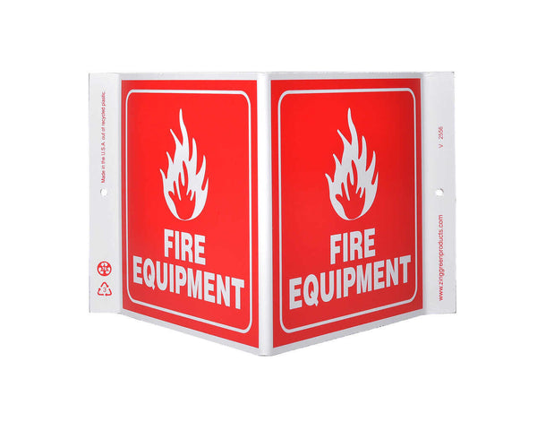 Fire Equipment - Eco Safety V Sign | 2556