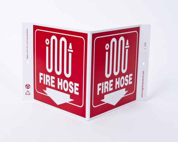 Fire Hose - Eco Safety V Sign | 2558
