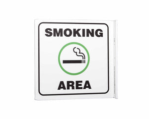 Smoking Area With Graphic Eco Safety L Sign | 2613