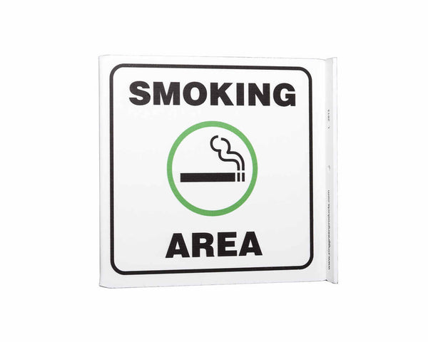Smoking Area With Graphic Eco Safety L Sign | 2613