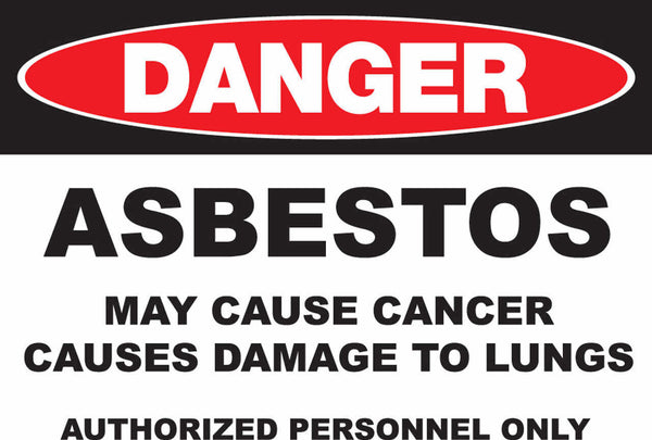 Danger Asbestos May Cause Cancer Eco GHS Signs Available in Different Materials | 2659