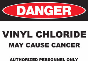 Danger Vinyl Chloride May Cause Cancer Eco GHS Signs Available in Different Materials | 2664