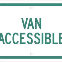 Handicapped Van Accessible, N. Carolina - Eco Parking Signs