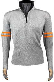 Tuff-N-Lite® Small Gray High Performance Polyethylene Yarn A6 - A8 ANSI Level Cut Resistant Pullover With Zipper Closure | SEKPOINT444TLYBOSM