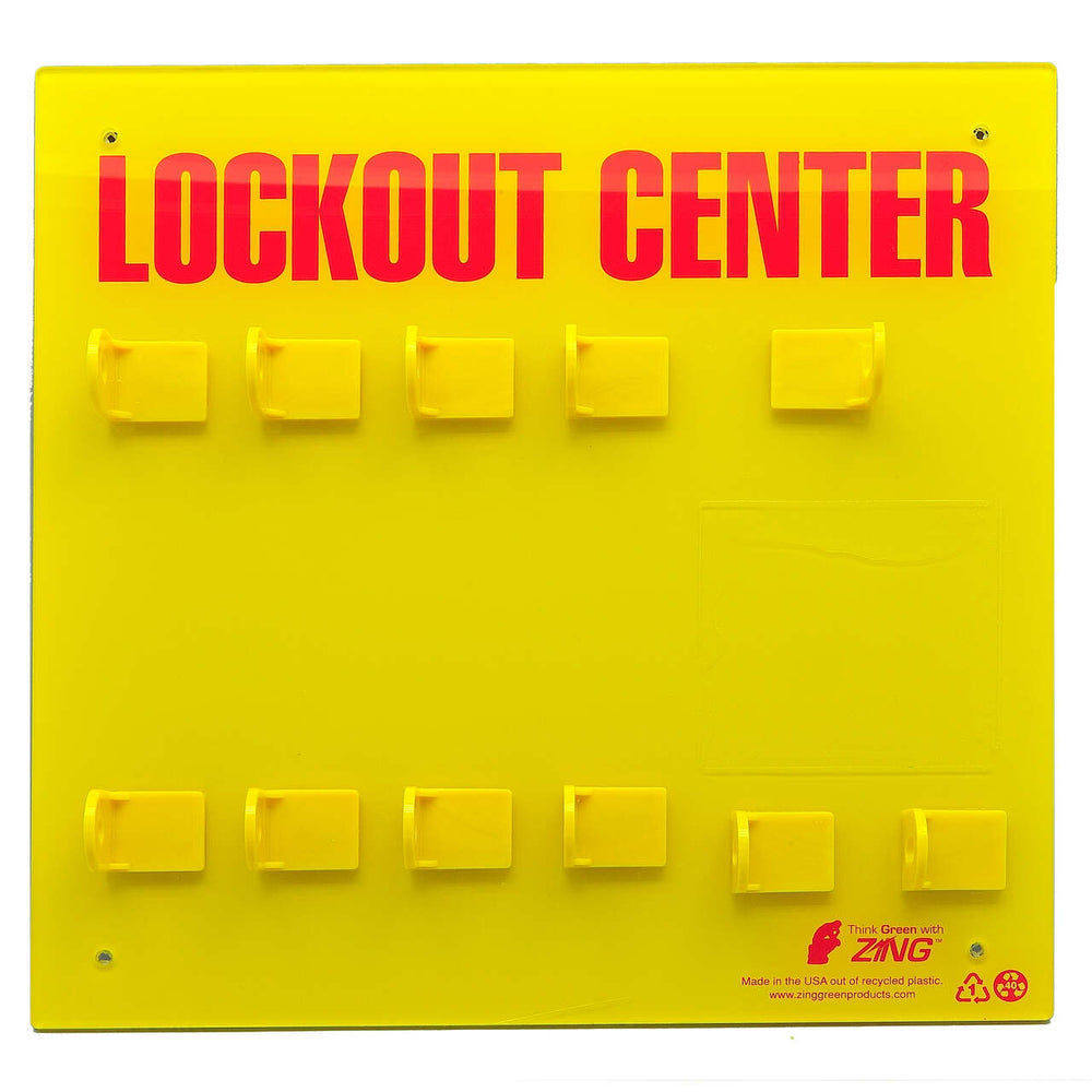  RecycLockout Lockout Station, 8 Padlocks, Unstocked | 7114E