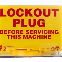 RecycLockout Plug Lockout Station Safety Padlock - Unstocked | 7117E