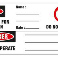 Do Not Operate Disposable Lockout Tags | 7339