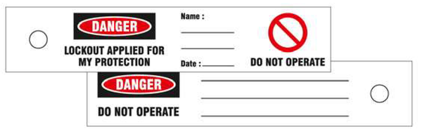 Do Not Operate Disposable Lockout Tags | 7339