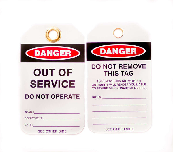 Out of Service Lockout Tags | 7349