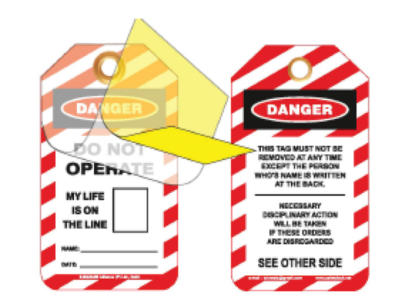 Do Not Operate Self Laminating Photo ID Lockout Tag | 7351