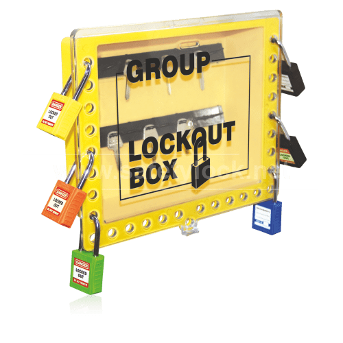 Group Lockout Box Wall Mount Plastic 29 Lock Capacity | 7389