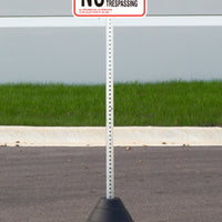 Private Property No Soliciting Sign Kit With Post/Base | 7472
