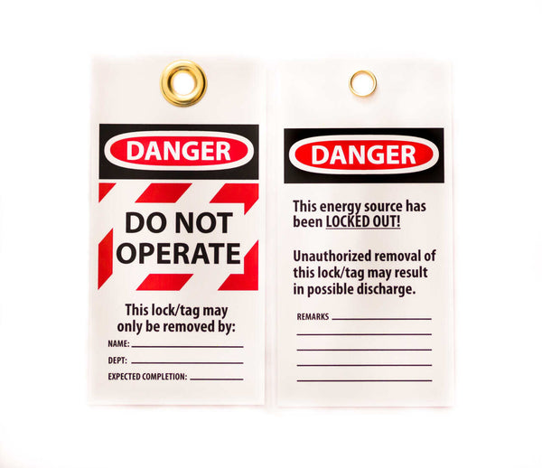 Danger Do Not Operate Lockout Tags | 7502