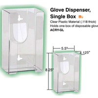 Glove Dispenser Single Box | ACRY-GL