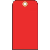 TAGS, BLANK, RED, 2 1/8X4 1/4, CARDSTOCK