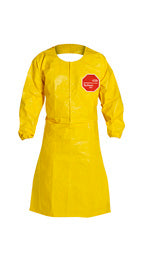 DuPont™ Yellow Tychem® 2000 10 mil Tychem® 2000 Extra Long Sleeve Chemical Protective Apron | DPPQC278BYL0000