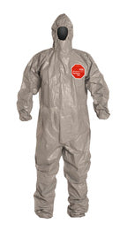 DuPont™ 4X Gray Tychem® 6000 Tychem® 6000 Chemical Protective Coveralls (With Respirator Fitting Hood, Elastic Wrists And Ankles) | DPPTF145TGY4X00