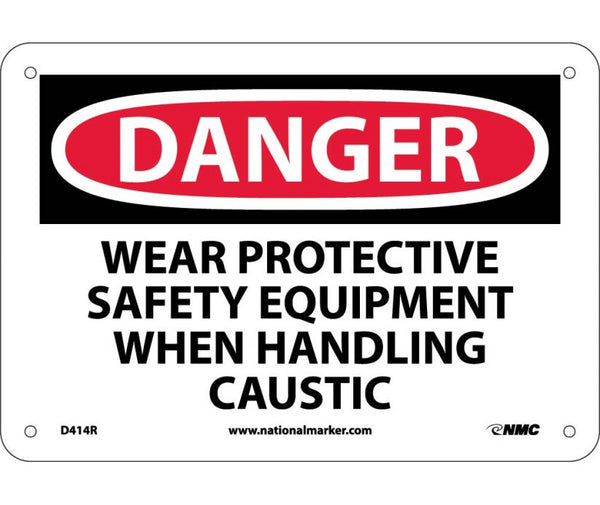 DANGER, WEAR PROTECTIVE SAFETY EQUIPMENT WHEN. . ., 7X10, RIGID PLASTIC