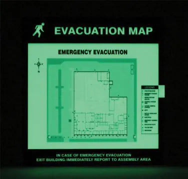 Evacuation Map Holder, Fits Insert 8.5
