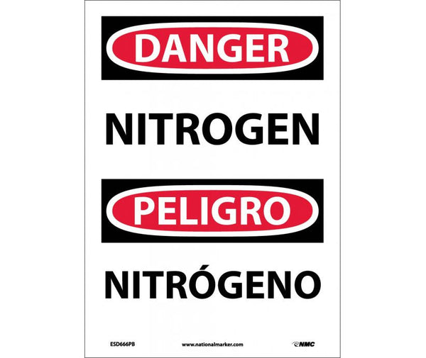 Danger Nitrogen English/Spanish 14