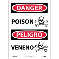 Danger Poison English/Spanish 14"x10" Aluminum | ESD691AB