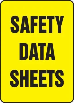Safety Data Sheets - Safety Signs | MCHM517