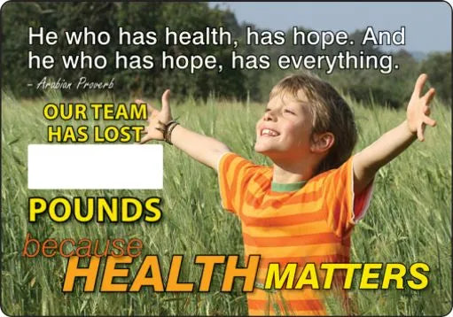 WorkHealthyWrite-A-Day Scoreboards: He Who Has Health Has Hope