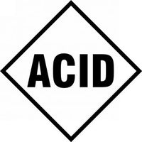 Symbol Acid 6" Fits Placard 15"x15" Vinyl | NAP180ACD