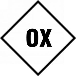Symbol Oxidizer 4" Fits Placard 10"x10" Vinyl | NAP160SOX