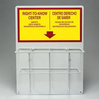 RTK Center Board, RIGHT-TO-KNOW CENTER (English, Spanish), 25"H x 20"W, Aluminum