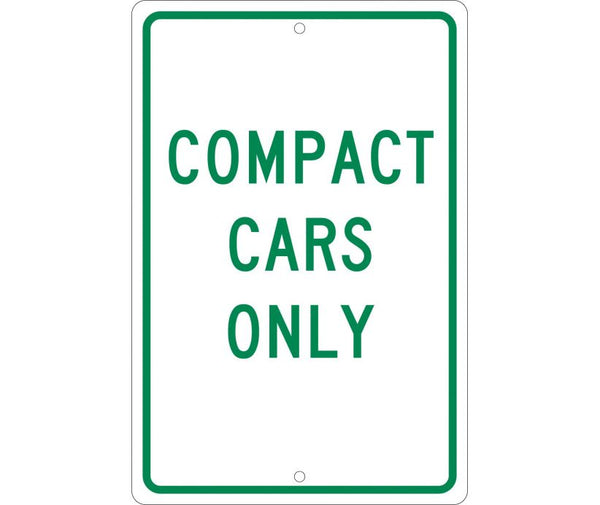 COMPACT CARS ONLY, 18X12, .063 ALUM