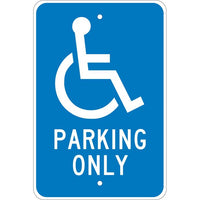 GRAPHIC, PARKING ONLY, 18X12, .080 EGP REF ALUM