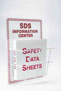 SDS Center Kit, SDS INFORMATION CENTER, 20"H x 15"W, Aluminum