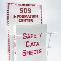 SDS Center Board, SDS INFORMATION CENTER, 20"H x 15"W, Aluminum