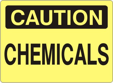 Caution Chemicals Signs | C-0811