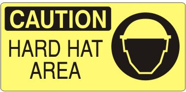 Caution Hard Hat Area Signs | CP-3704