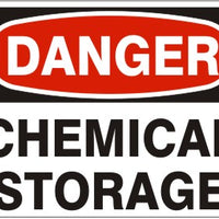 Danger Chemical Storage Signs | D-0811
