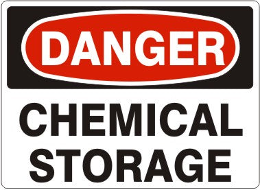 Danger Chemical Storage Signs | D-0811