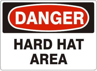 Danger Hard Hat Area Signs | D-3708