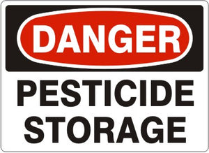 Danger Pesticide Storage Signs | D-6005