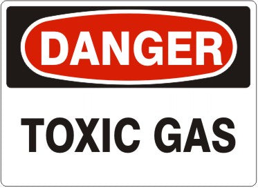 Danger Toxic Gas Signs | D-8119