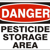 Danger Pesticide Storage Area Signs | D-9984